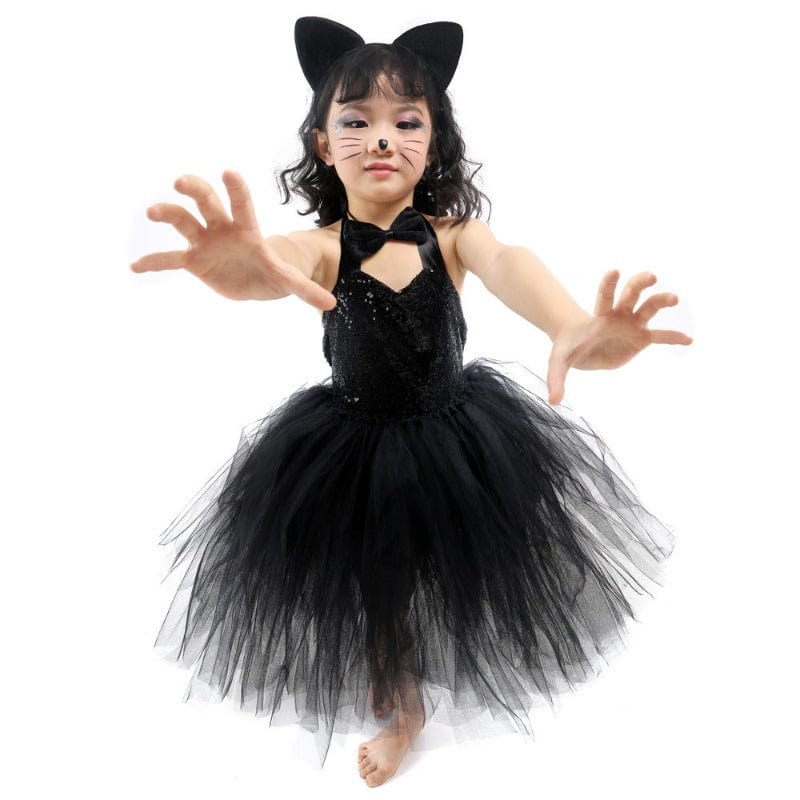 COSTUME DA STREGA PER BAMBINI VESTITO HALLOWEEN - Nero | Italia - Foto 9